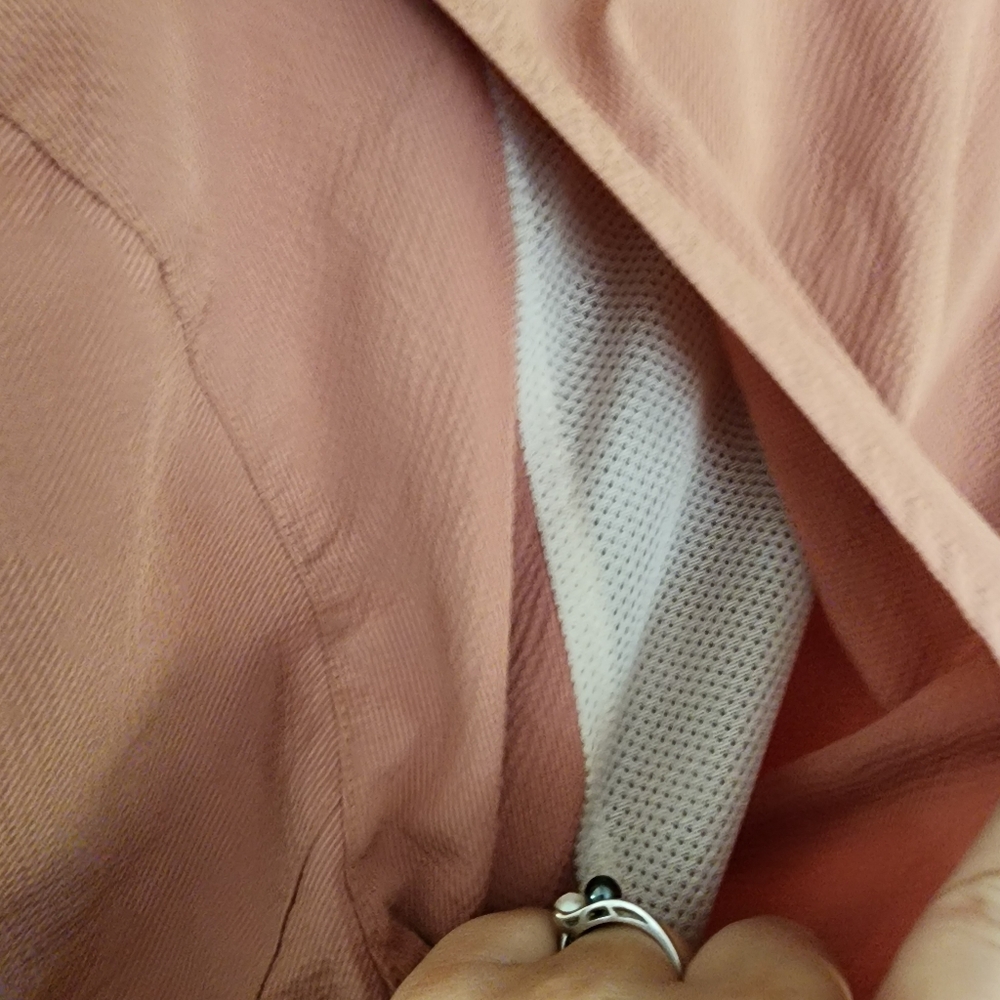 Women's Eddie Bauer Coral Vented Lightweight Guide Shirt SPF Snap Buttons - Picture 6 of 13